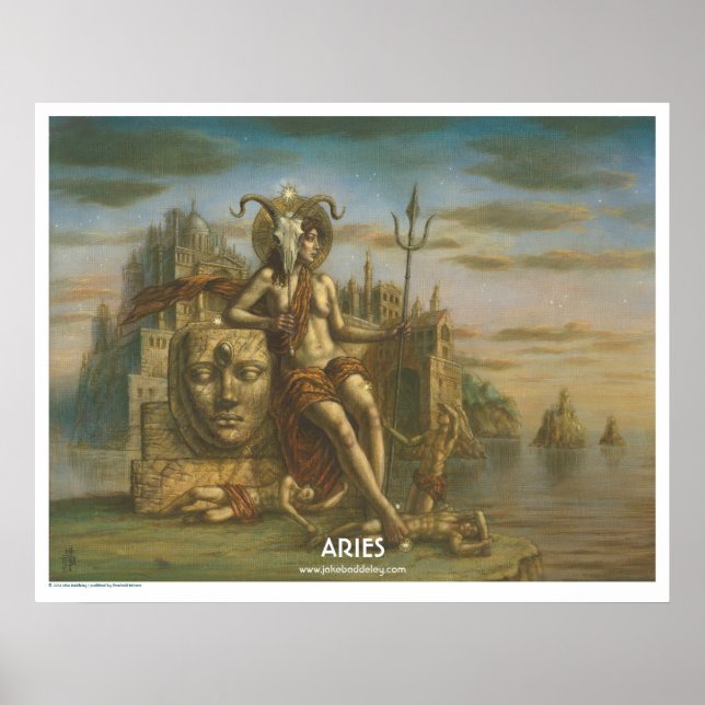 Zodiac Poster - Aries (Front)