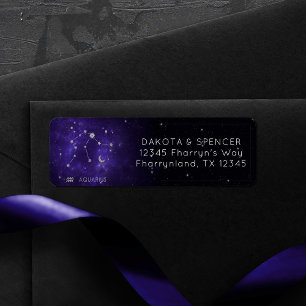 Zodiac Purple Aquarius   Astrology Horoscope