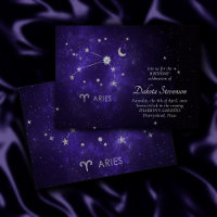 Zodiac Purple Aries | Cosmic Astrology Horoscope