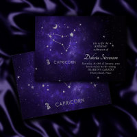 Zodiac Purple Capricorn | Astrology Horoscope