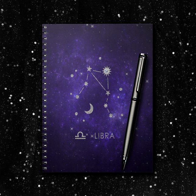 Zodiac Purple Libra | Cosmic Astrology Horoscope Notebook (Creator Uploaded)