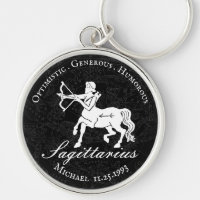 Zodiac Sagittarius Astrology Custom Vintage Black