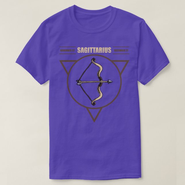 Zodiac Sagittarius T-Shirt (Design Front)