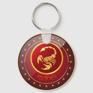 “Zodiac Scorpio” 2.25" Basic Button Keychain