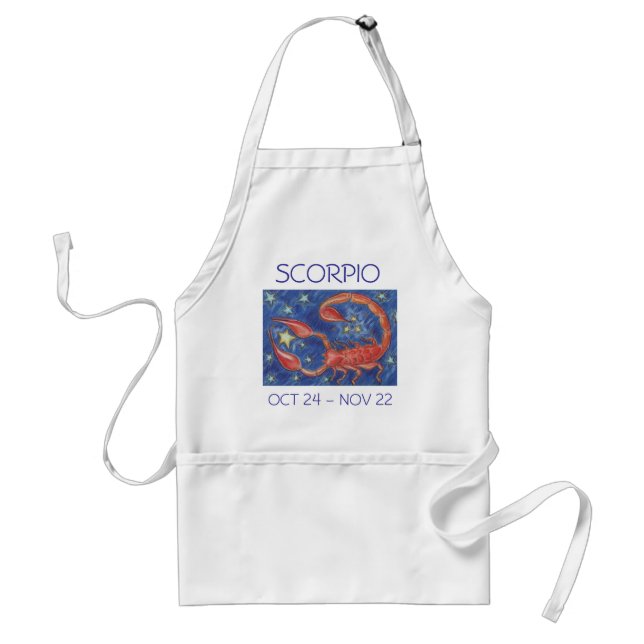 Zodiac Scorpio apron (Front)