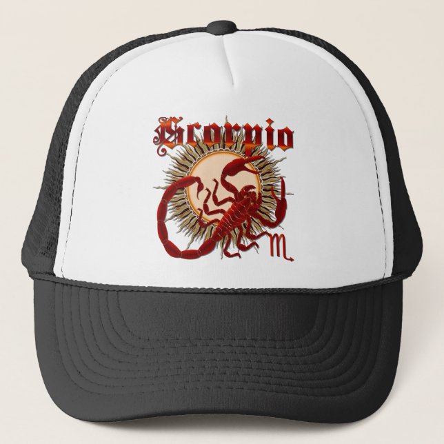 Zodiac Scorpio-Design-1 Trucker Hat (Front)