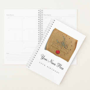 Zodiac - Scorpio - Personalised Day Planner