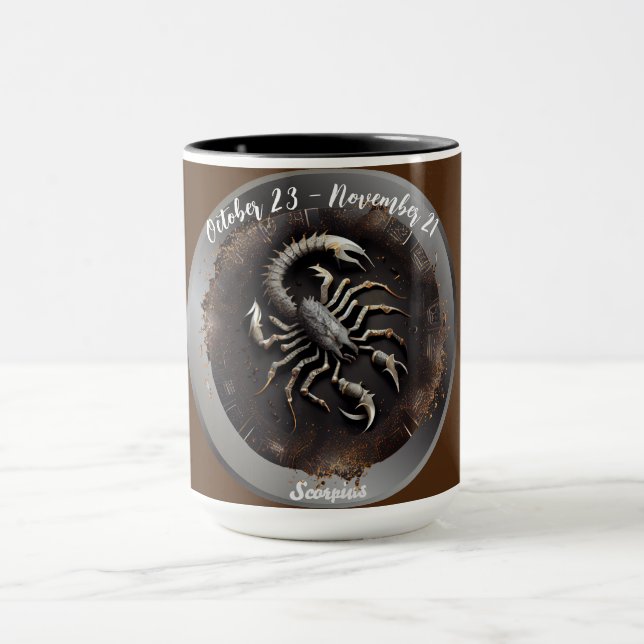 Zodiac Scorpius Scorpio Customise Personal  Mug (Center)