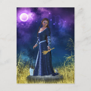 Zodiac Series: Virgo Postcard