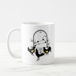 Zodiac Sign and Matching Pets. Leo - Chicken.w Coffee Mug