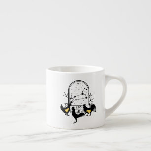 Zodiac Sign and Matching Pets. Leo - Chicken.w Espresso Cup