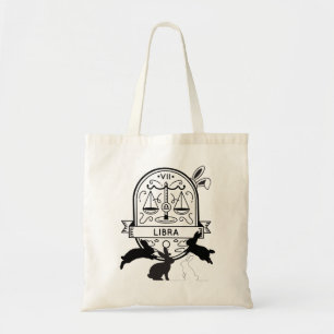 Zodiac Sign and Matching Pets.Libra - Rabbit.w Tote Bag