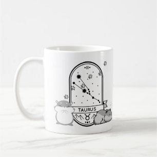 Zodiac Sign and Matching Pets. Taurus - Hamster.w Coffee Mug