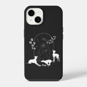 Zodiac Sign and Matching Pets.Virgo - Greyhound.b iPhone 14 Case