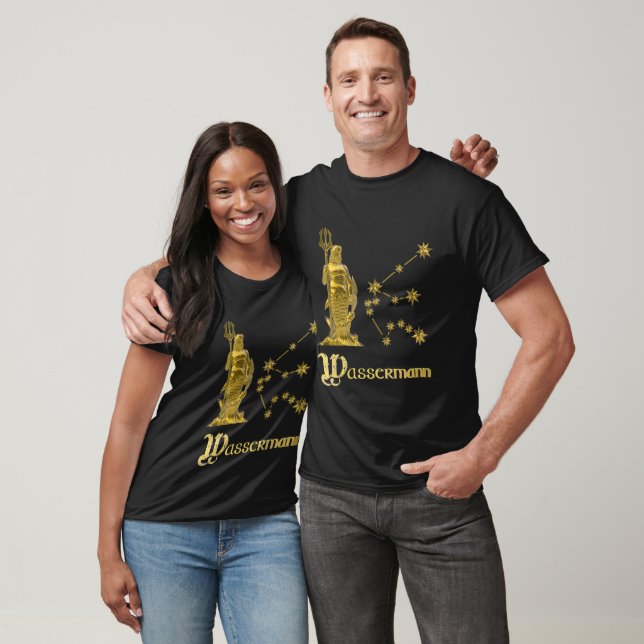 Zodiac sign Aquarius -  T-Shirt (Unisex)
