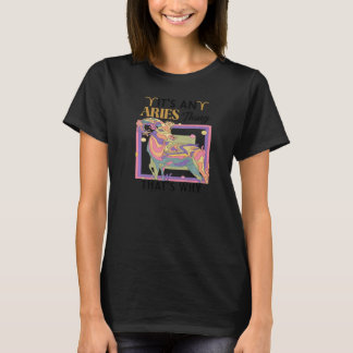 Zodiac Sign Aries Astrology Horoscope 1 T-Shirt