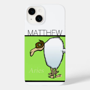 Zodiac Sign Aries personalised Birthday iPC Case-Mate iPhone 14 Case