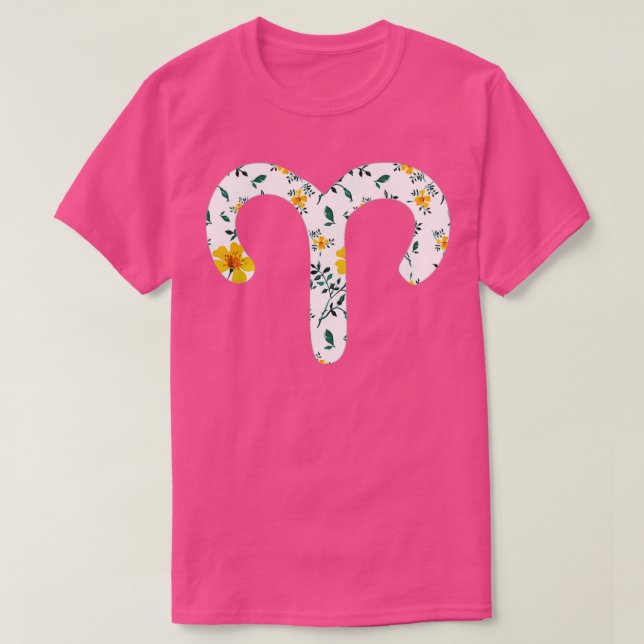 Zodiac Sign Aries T-Shirt (Design Front)
