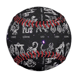 Zodiac Sign Baseball(Black) Baseball