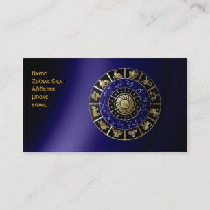 Zodiac Sign Business Card