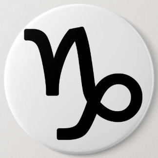Zodiac sign Capricorn 6 Cm Round Badge