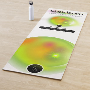 Zodiac Sign Capricorn Quote Earth Element Yoga Mat