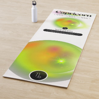 Zodiac Sign Capricorn Quote Earth Element Yoga Mat