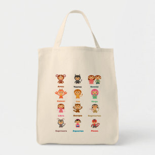 Zodiac Sign for Kids Tote Bag
