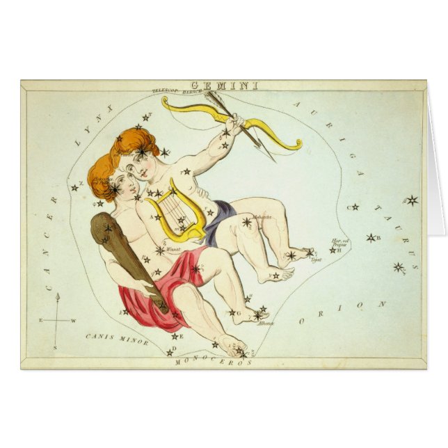 Zodiac Sign: Gemini (Front Horizontal)