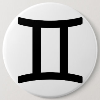Zodiac sign Gemini 6 Cm Round Badge