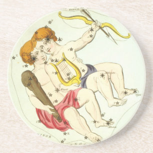 Zodiac Sign: Gemini Coaster