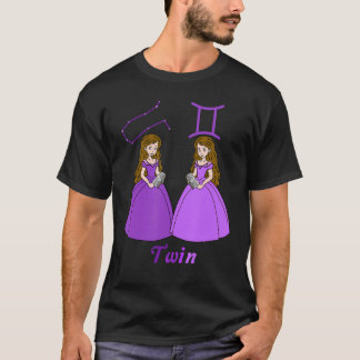 Zodiac sign Gemini, Constellation Gemini, Princess T-Shirt