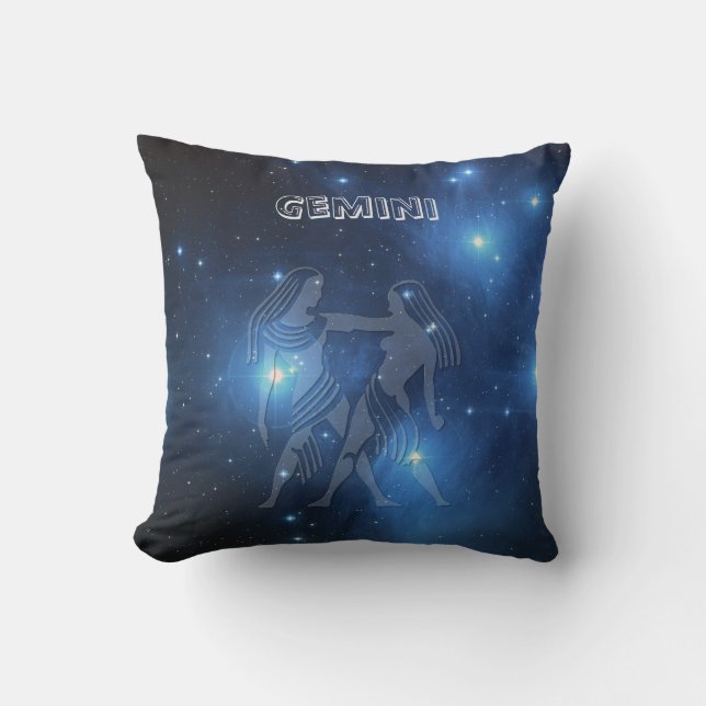 Zodiac sign Gemini Cushion (Front)