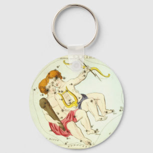 Zodiac Sign: Gemini Key Ring