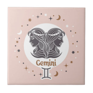 Zodiac Sign Gemini Tile