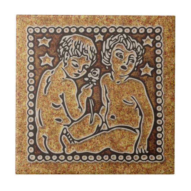 ZODIAC SIGN GEMINI TILE (Front)