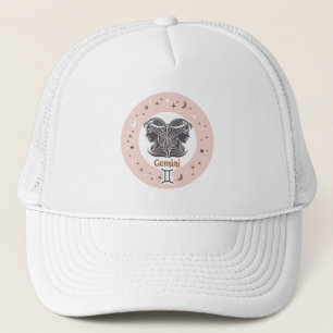 Zodiac Sign Gemini Trucker Hat