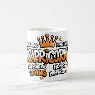 Zodiac Sign Graffiti/Capricorn Coffee Mug
