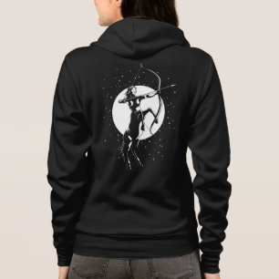 Zodiac Sign Illustration - Sagittarius Hoodie