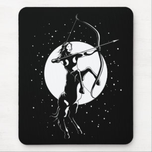 Zodiac Sign Illustration - Sagittarius Mouse Mat