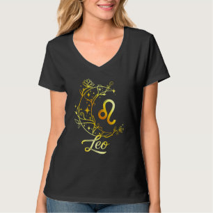 Zodiac Sign Leo Birtday Present For Man Woman tie T-Shirt