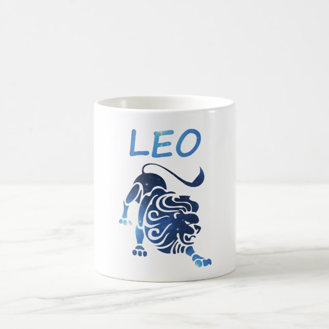 Zodiac sign Leo Coffee Mug (Center)