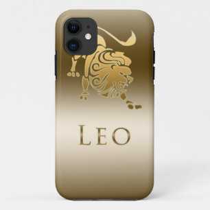 ZODIAC SIGN LEO GOLD iPhone 11 CASE
