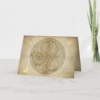 Zodiac Sign Leo Greetings and Notecards
