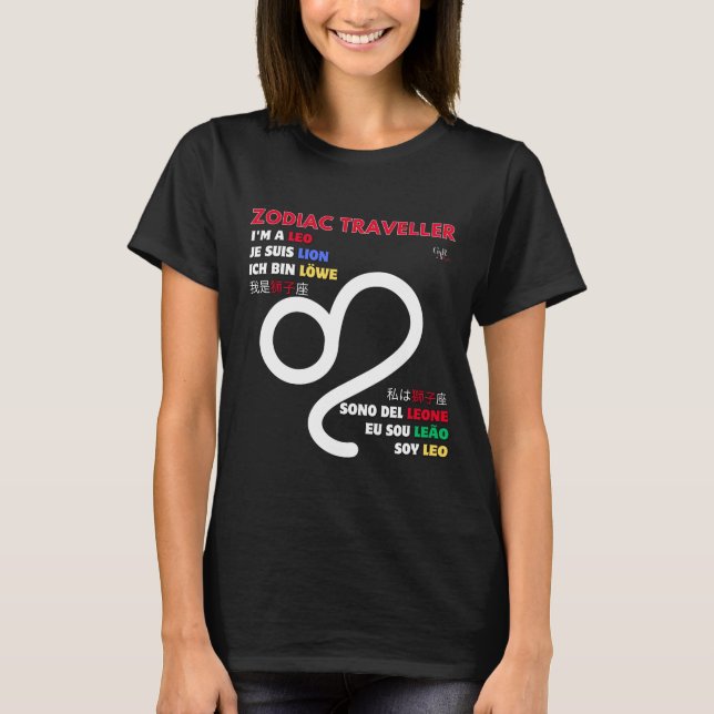 Zodiac sign - Leo T-Shirt (Front)