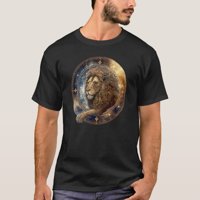 Zodiac Sign LeoLioness T-Shirt (Front)