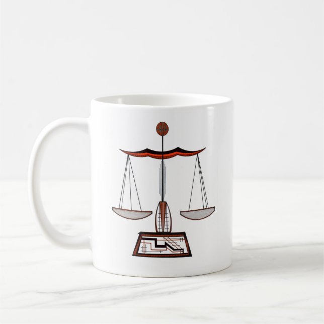 Zodiac Sign Libra Coffee Mug (Left)