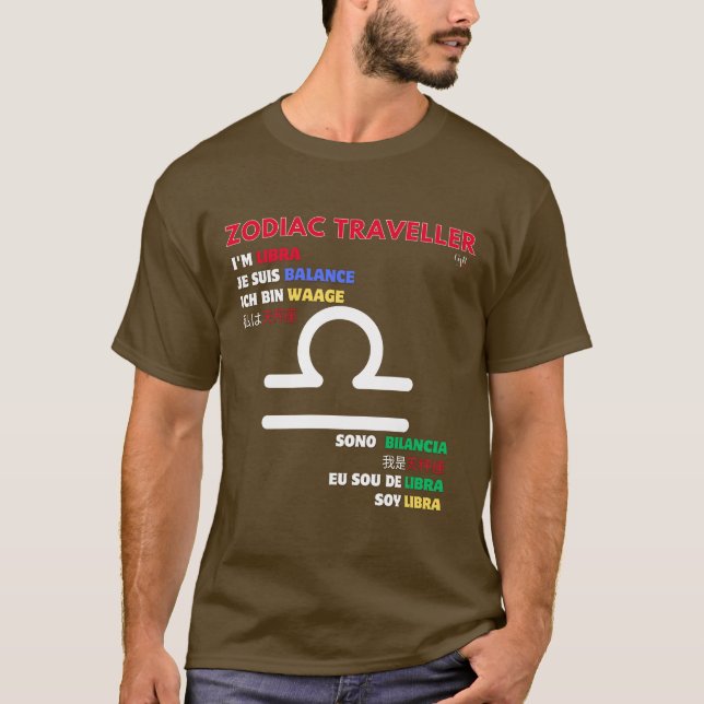 Zodiac sign - Libra T-Shirt (Front)