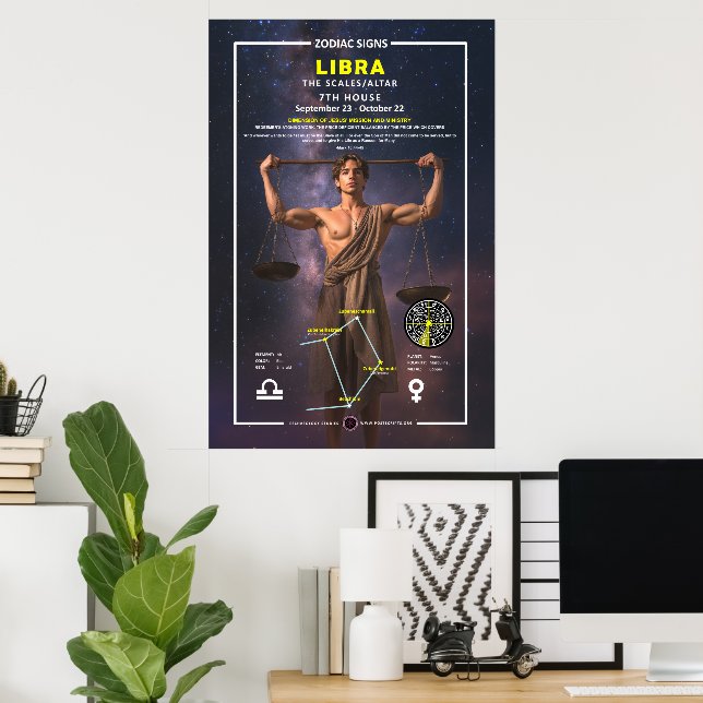 Zodiac Sign of Libra (Home Office)