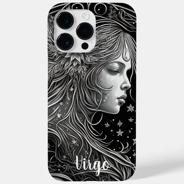 Zodiac sign phone case, personalised phone case (Back)